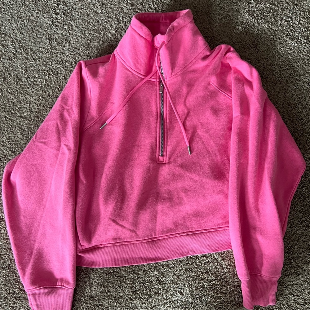 all in motion Hot Pink Quarter-Zip Pullover Hoodie